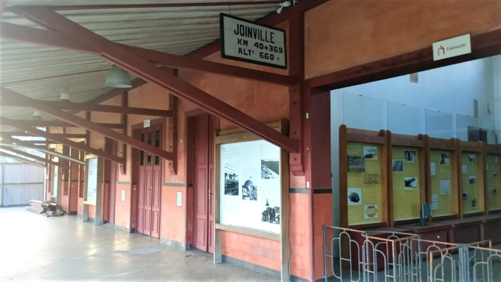 Estação ferroviária de Joinville está fechada para reformas (foto: Arquivo Pessoal)