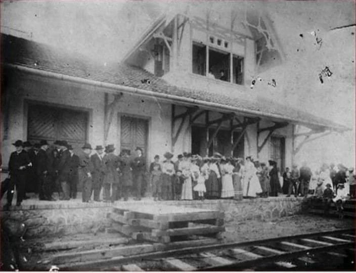 Estação ferroviária de Joinville foi inaugurada em 1906 (foto: Arquivo Histórico de Joinville)