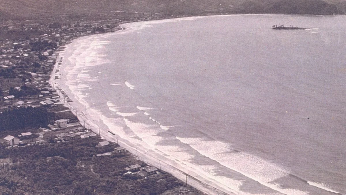 Cidade já foi considerada pacata e fazia parte da Vila de Camboriú (Foto: Arquivo Histórico de Balneário Camboriú, Divulgação)