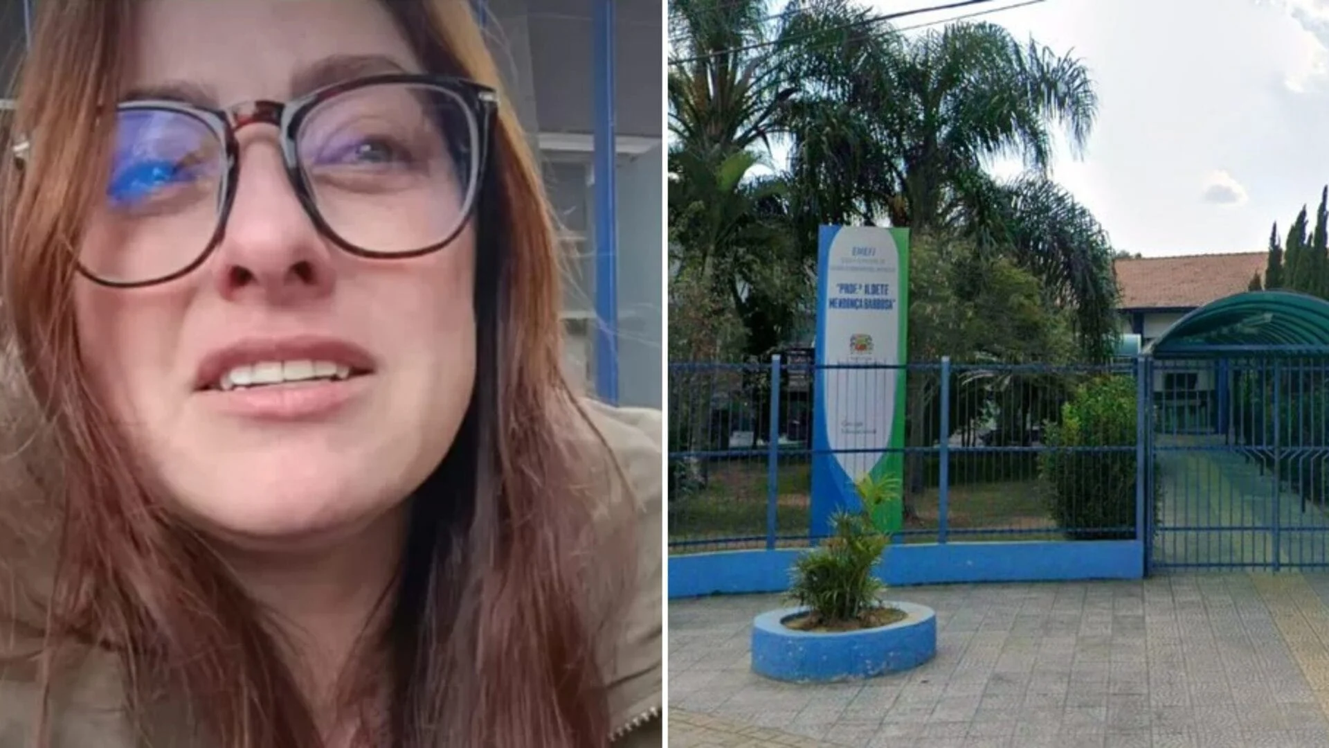 Escola municipal de São José dos Campos apura o caso e acompanha alunos, famílias e a professora após o episódio (Foto: Reprodução)