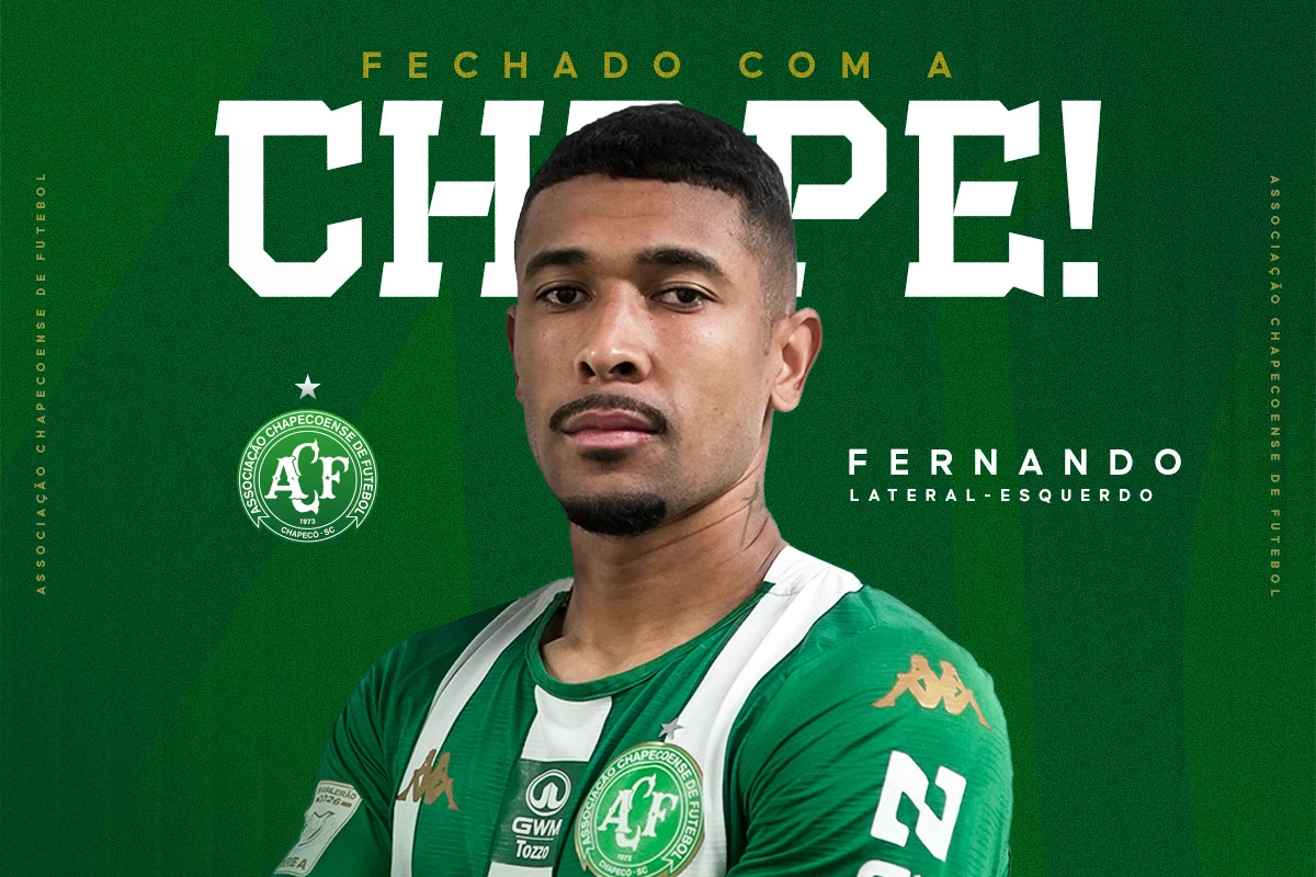 Fernando é formado na base da Chapecoense (Foto: Divulgação)