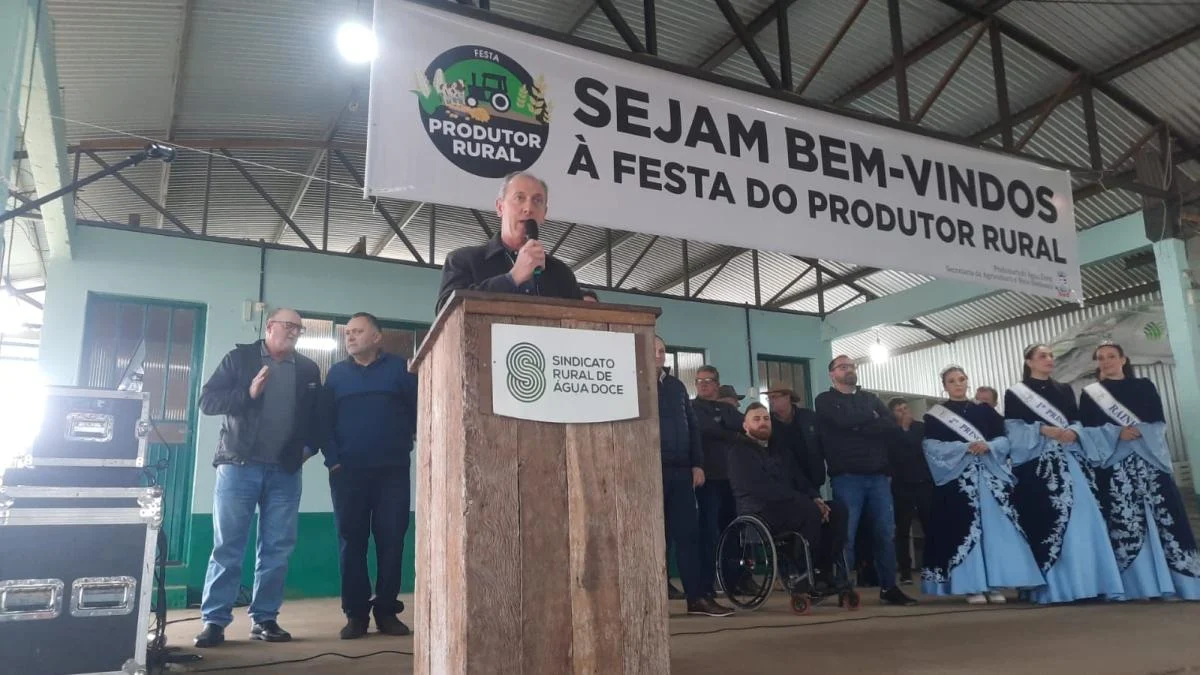 Foto: Prefeito de Água Doce, Giovani Brandalise (Foto: Jornalismo Tropical FM)