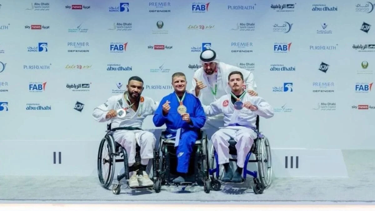 Paratleta é tricampeão mundial em modalidade de luta (Foto: Arquivo Pessoal)