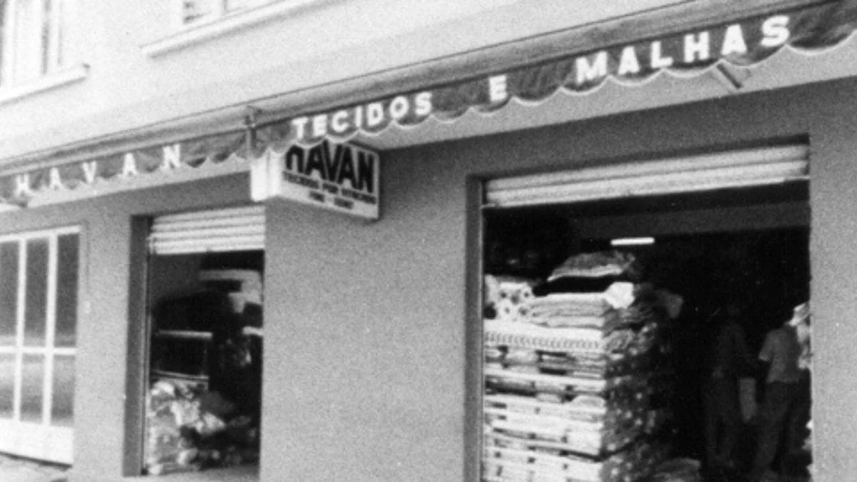 Primeira loja da Havan, no Centro de Brusque (Foto: Divulgação)