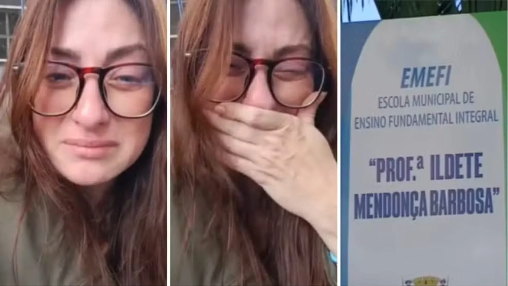 Três estudantes foram suspensos após o episódio envolvendo uma lâmina de vidro em um copo de água de uma professora (Foto: Reprodução)