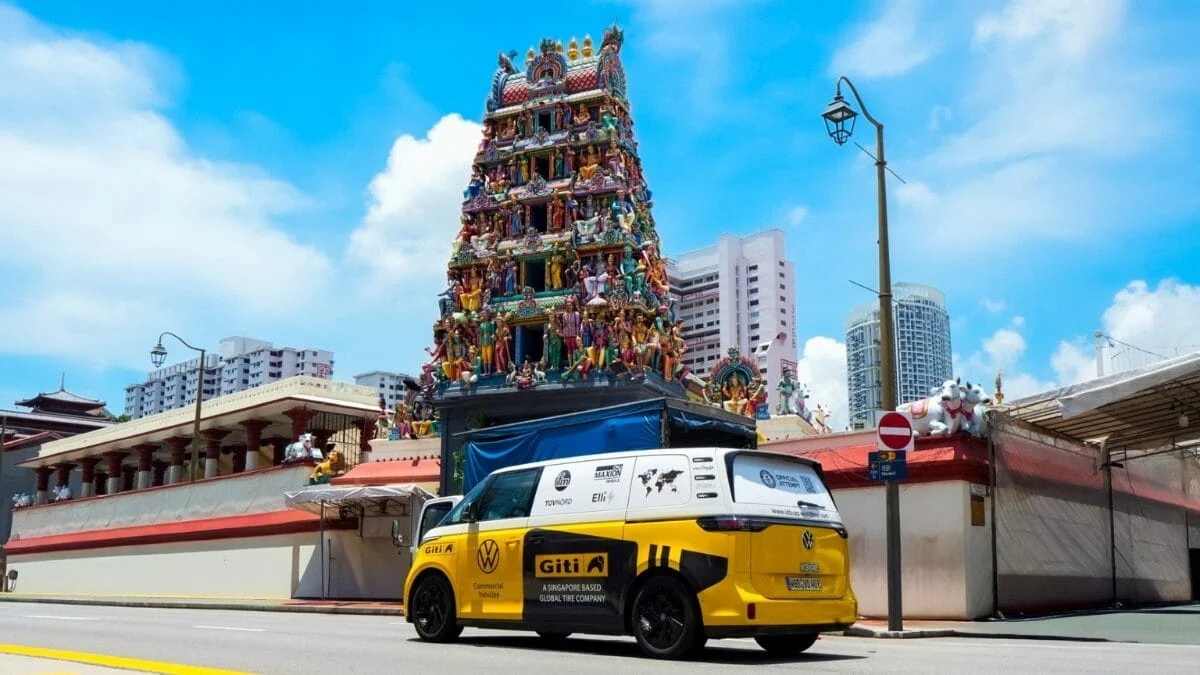 Veja fotos da volta ao mundo a bordo de um carro elétrico (Foto: ID.Buzz World Tour, Divulgação)