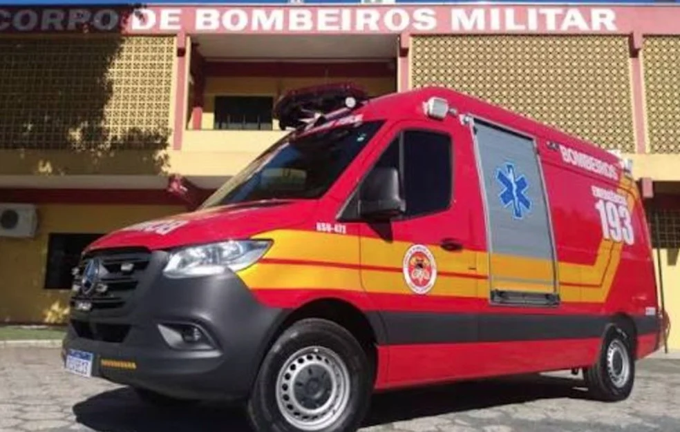 Corpo de Bombeiros Militar atendeu ocorrência — Foto: Corpo de Bombeiros/Divulgação