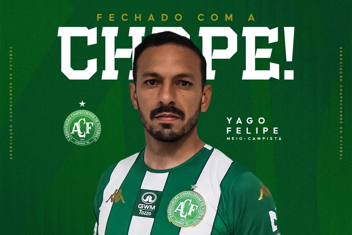 Yago Felipe é o novo reforço da Chape (Foto: Divulgação)