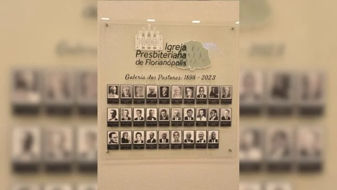 Galeria de pastores que passaram pela igreja (Foto: Reprodução, Redes sociais)